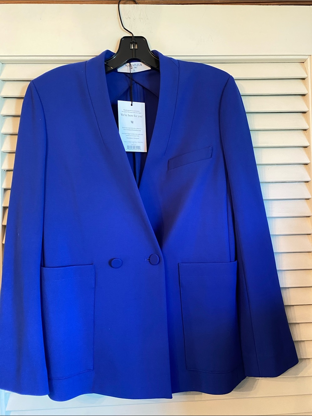 MM Lafleur Janette 1.0 Blazer Light Ponte 0 - Picture 4 of 11